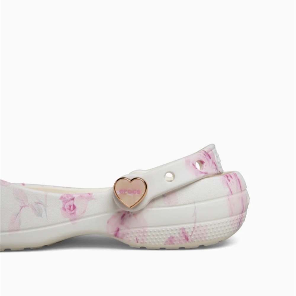 NIB The LoveShackFancy x CROCS Classic Ballet Flat in Oyster - W9 - Picture 3 of 10
